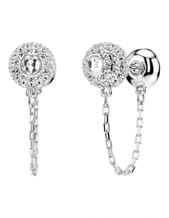Una Angelic Drop Earrings in White image 5