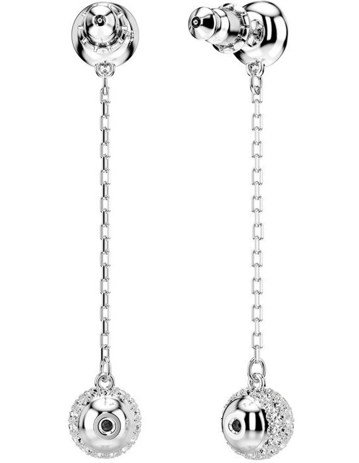 Una Angelic Drop Earrings in White image 6