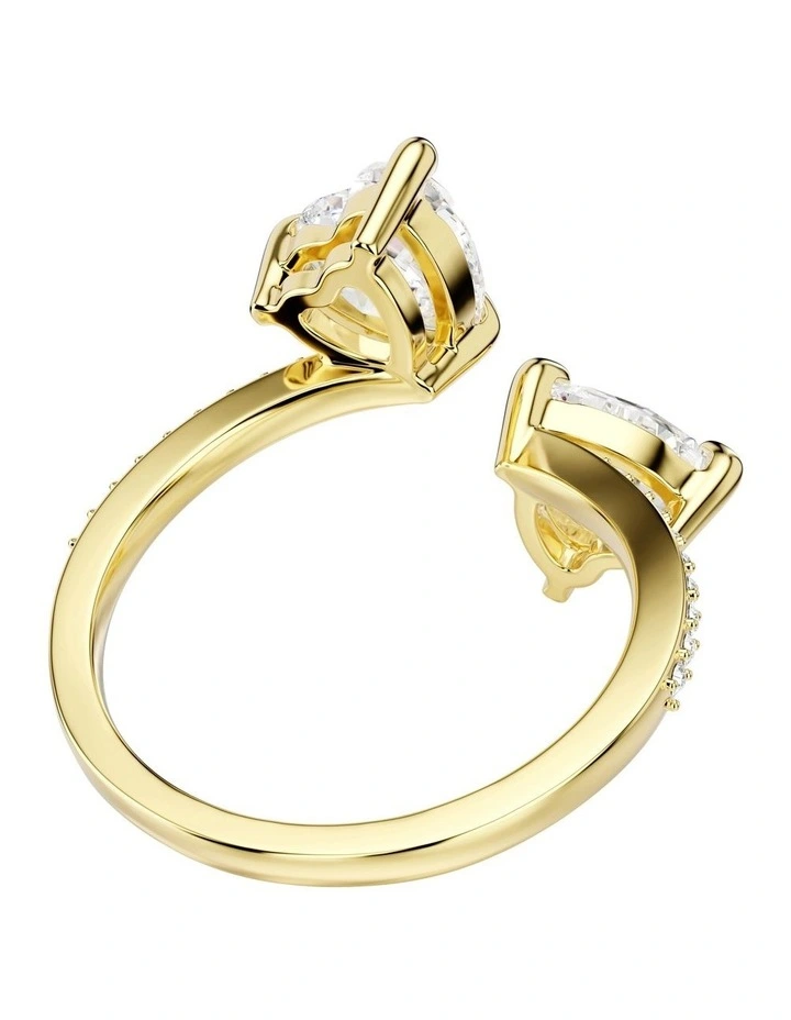 Mesmera Attract Open Ring in White image 4