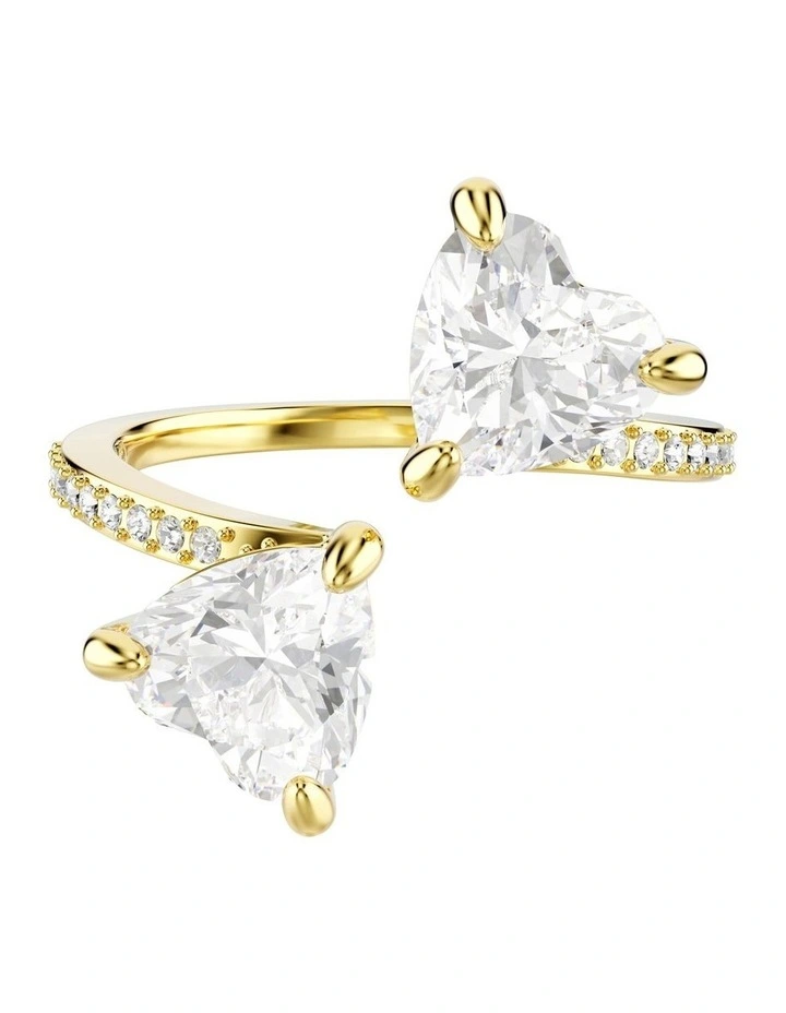 Mesmera Attract Open Ring in White image 1