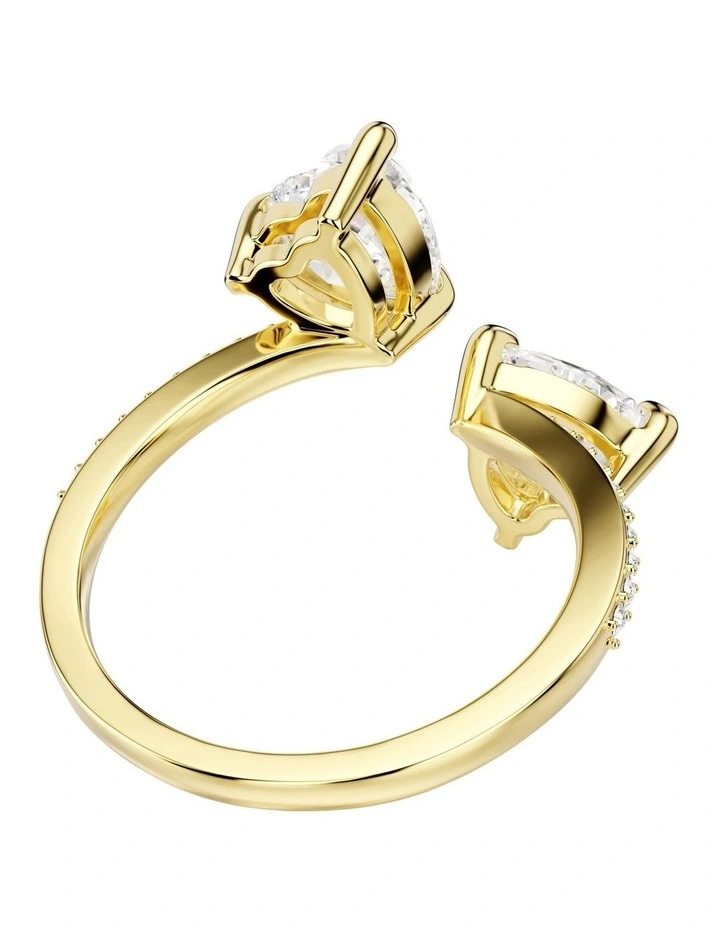 Mesmera Attract Open Ring in White image 4