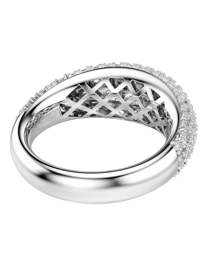 Sublima Ring Rhodium Plated in White image 4