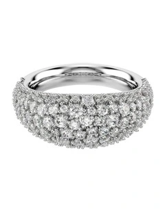 Sublima Ring Rhodium Plated in White