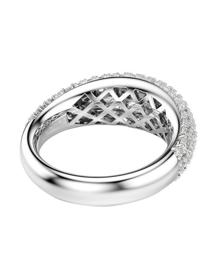 Sublima Ring Rhodium Plated in White image 4