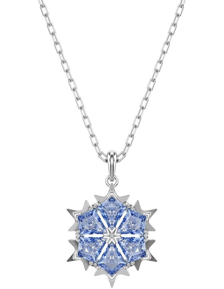 Snowflake Rhodium Plated Magic Set in Blue image 4