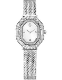 Matrix Octagon Metal Bracelet Stainless Steel Watch in Silver