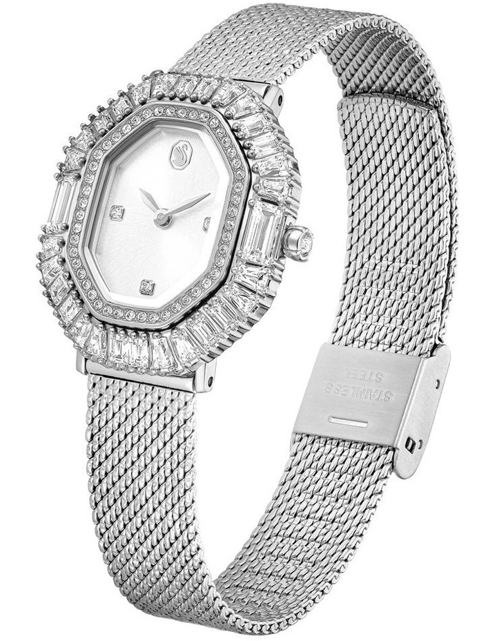 Matrix Octagon Metal Bracelet Stainless Steel Watch in Silver image 2