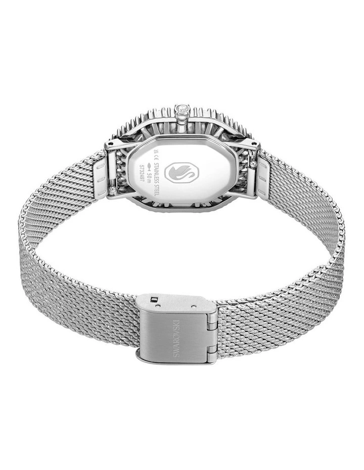 Matrix Octagon Metal Bracelet Stainless Steel Watch in Silver image 3