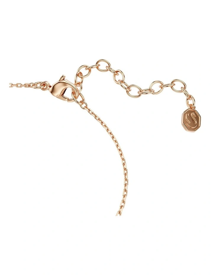 Swan Bracelet Mixed Cuts Swan Rose Gold-Tone Plated in White image 3