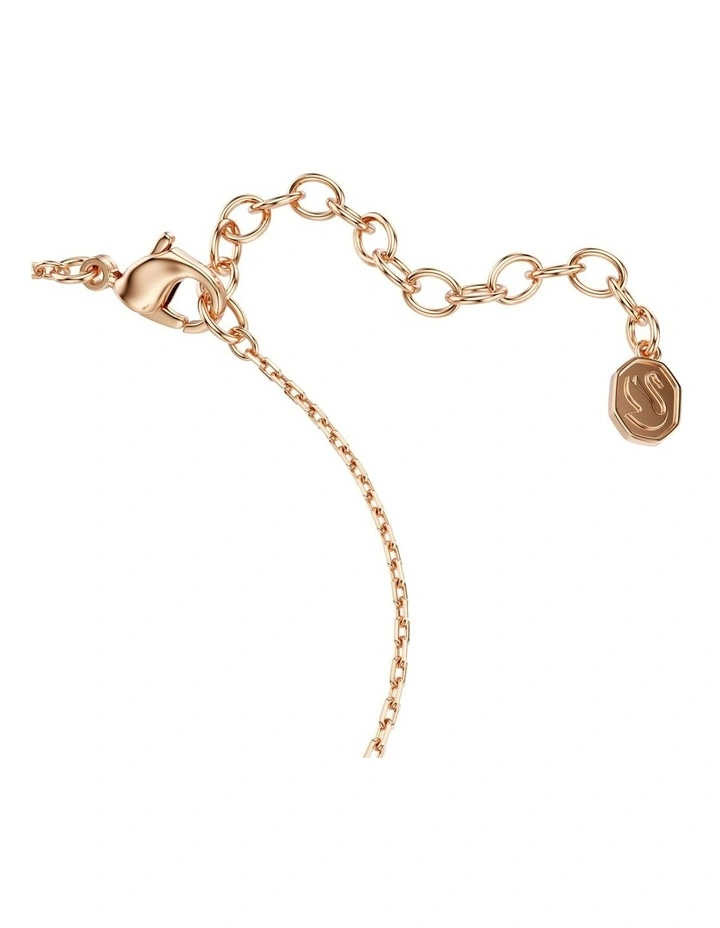 Swan Bracelet Mixed Cuts Swan Rose Gold-Tone Plated in White image 3