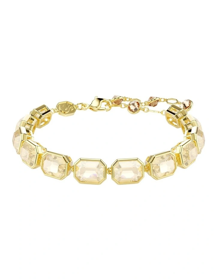 Millenia Bracelet Octagon Cut Gold-Tone Plated in Caramel image 1