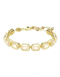 Millenia Bracelet Octagon Cut Gold-Tone Plated in Caramel