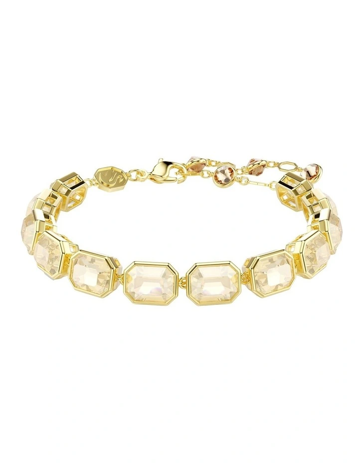 Millenia Bracelet Octagon Cut Gold-Tone Plated in Caramel image 1