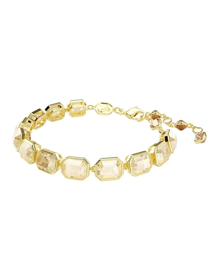 Millenia Bracelet Octagon Cut Gold-Tone Plated in Caramel image 2