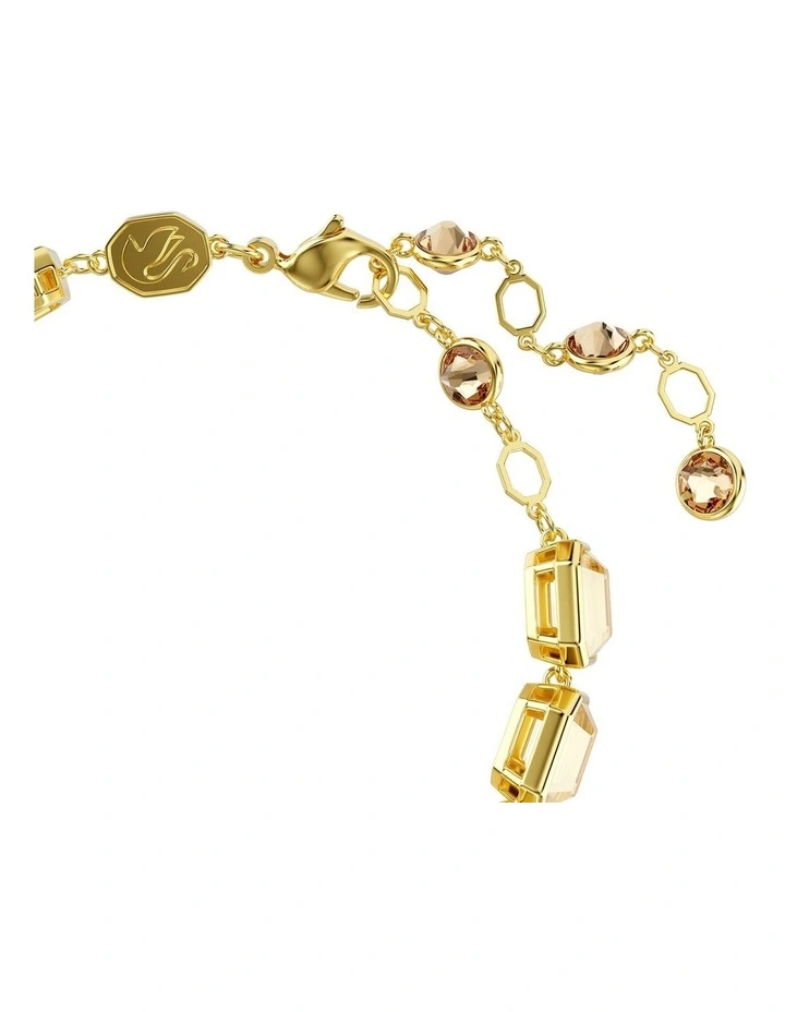 Millenia Bracelet Octagon Cut Gold-Tone Plated in Caramel image 3
