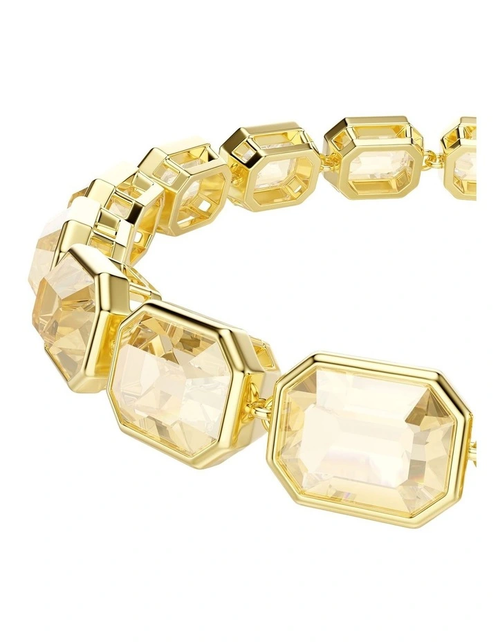 Millenia Bracelet Octagon Cut Gold-Tone Plated in Caramel image 4