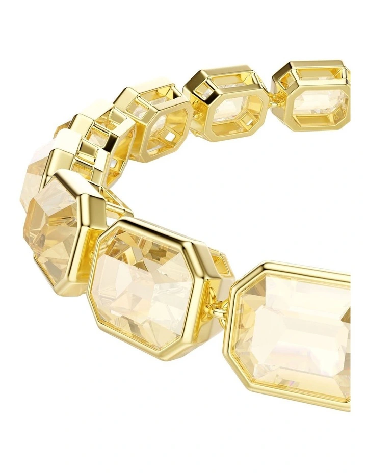 Millenia Bracelet Octagon Cut Gold-Tone Plated in Caramel image 4