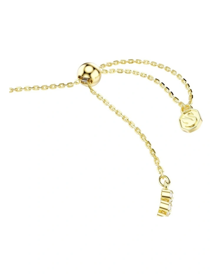 Idyllia Bracelet Mixed Cuts Heart With Arrow Gold-Tone Plated in White image 3