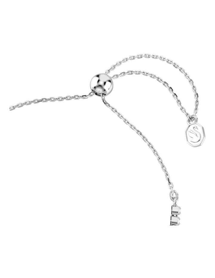 Idyllia Bracelet Mixed Cuts Heart With Arrow Rhodium Plated in White image 3