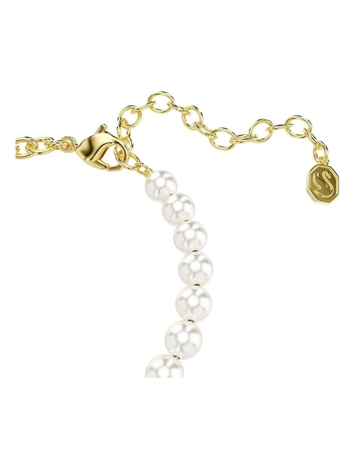Idyllia Bracelet Crystal Pearl Round Cut Teddy Gold-Tone Plated in Gold image 3