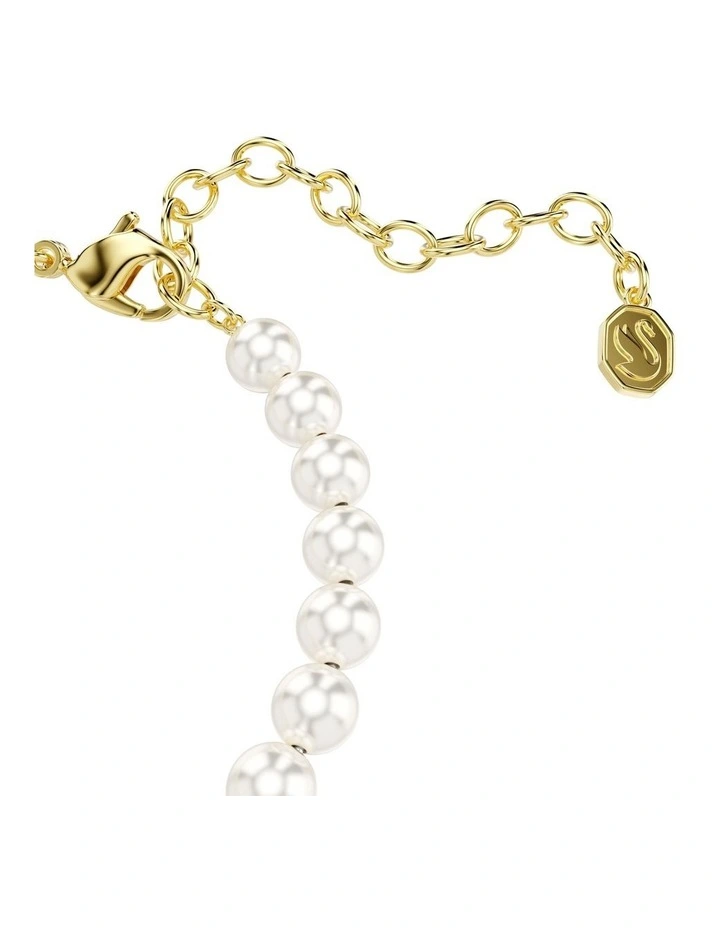 Idyllia Bracelet Crystal Pearl Round Cut Teddy Gold-Tone Plated in Gold image 3