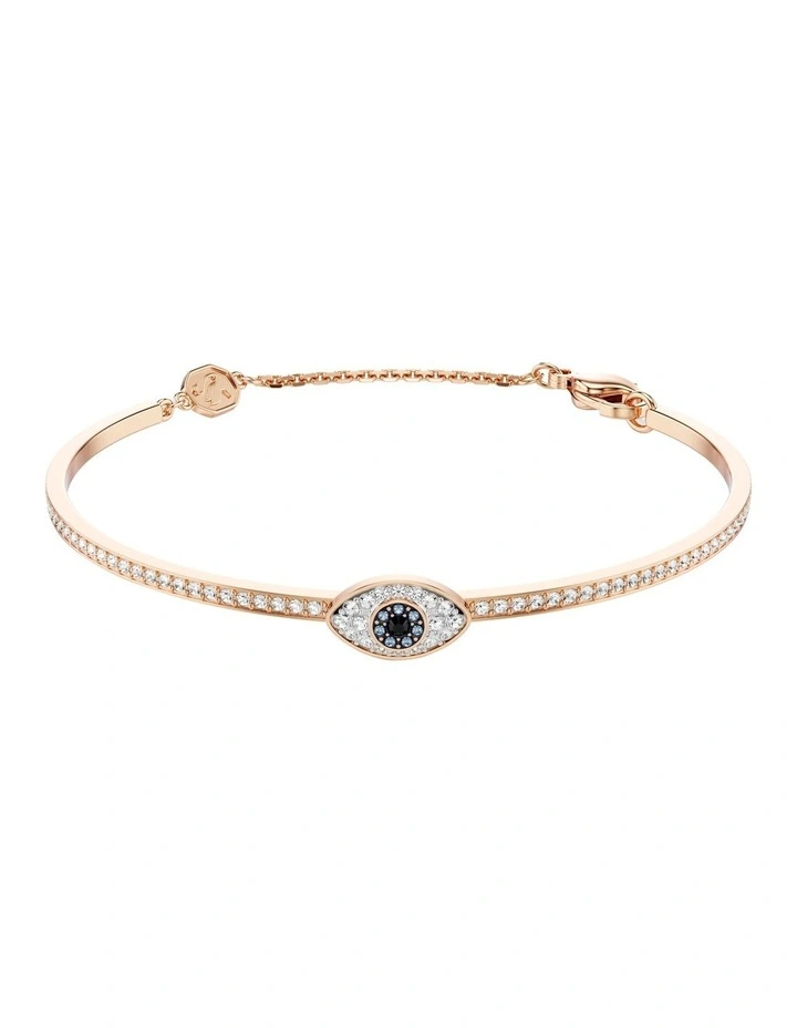Eye Rose Gold-Tone Plated Symbolica Bangle in Multicolored image 1