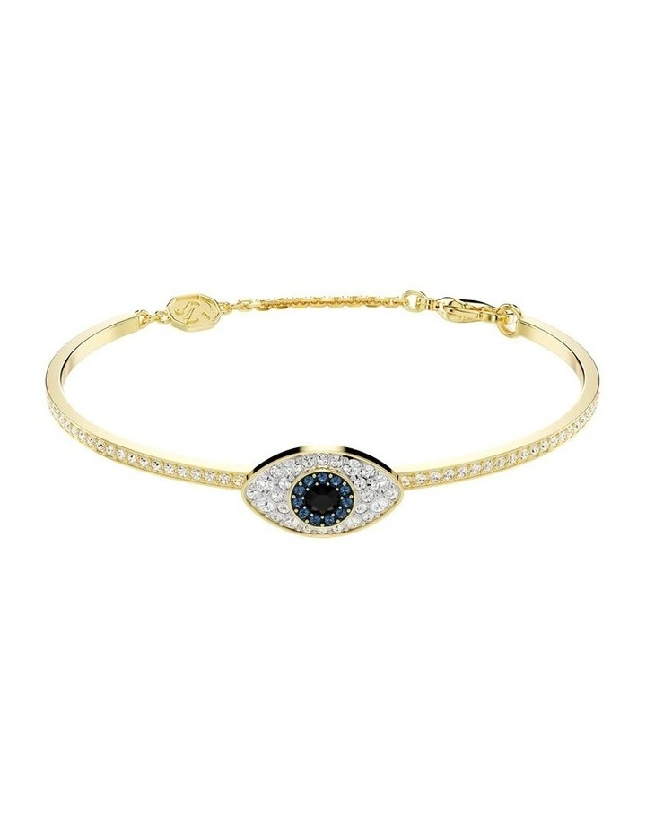 Symbolica Bangle Evil Eye Gold-Tone Plated in Blue image 1