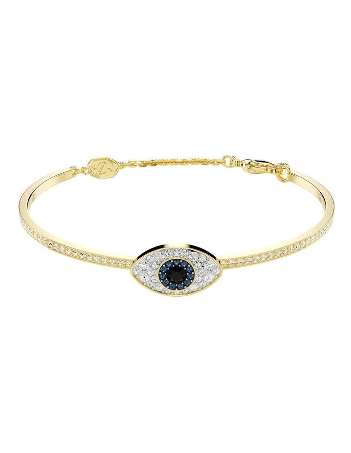 Symbolica Bangle Evil Eye Gold-Tone Plated in Blue image 1