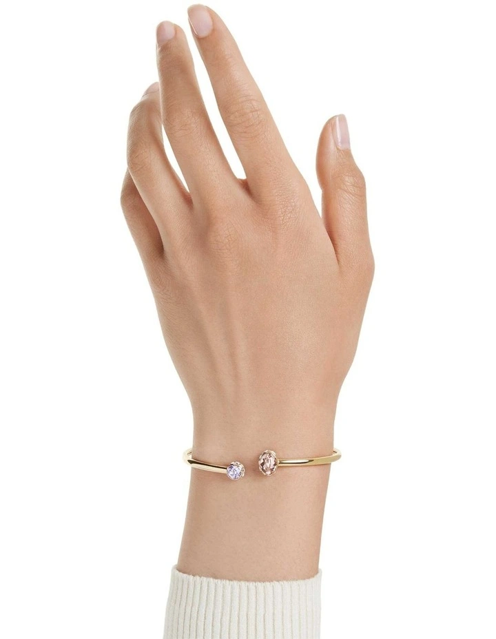 Chroma Bangle Mixed Cuts Gold-Tone Plated in Multicolored image 6