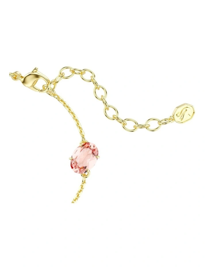 Gema Bracelet Mixed Cuts Dangling Crystals Gold-Tone Plated in Multicolored image 3