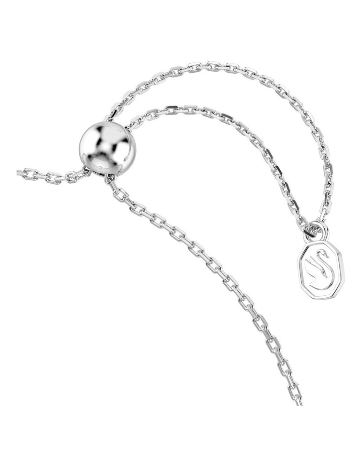 Mixed Cuts Flower Rhodium Plated Bracelet in Multi image 3