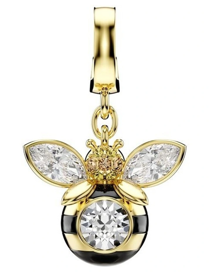 Idyllia Charm Mixed Cuts Bee Gold-Tone Plated in Multicolored image 1
