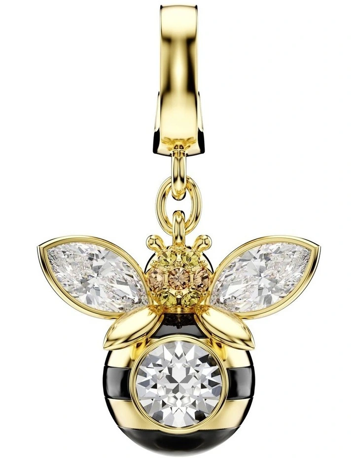 Idyllia Charm Mixed Cuts Bee Gold-Tone Plated in Multicolored image 1