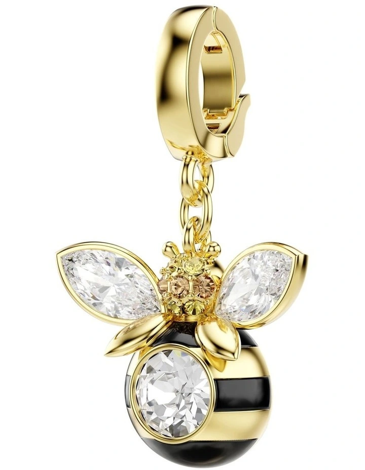 Idyllia Charm Mixed Cuts Bee Gold-Tone Plated in Multicolored image 2