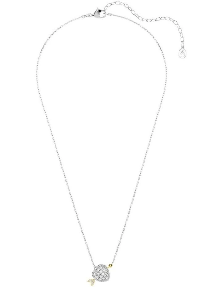 Idyllia Pendant Cuts Heart Mixed Metal Finish in White image 2