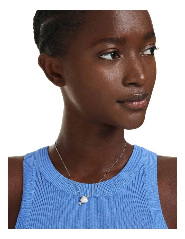 Idyllia Pendant Cuts Heart Mixed Metal Finish in White image 6