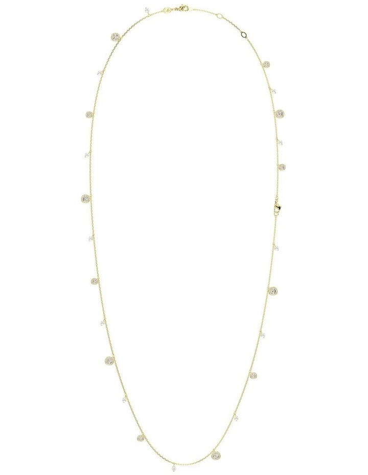 Una Angelic Strandage Crystal Pearl Round Cut Gold-Tone Plated in White image 2