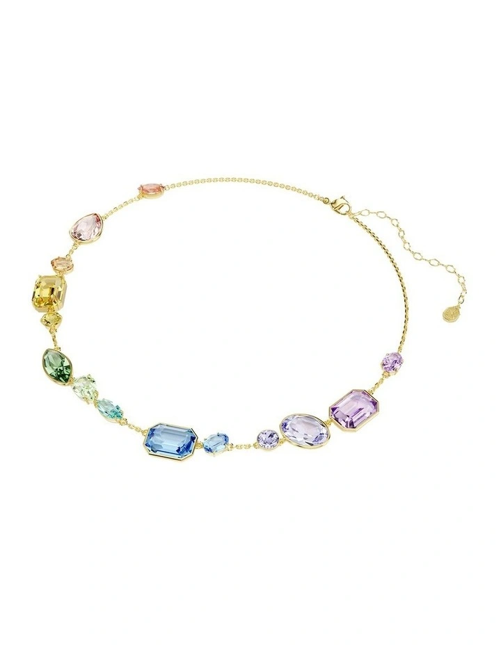 Gema Mixed Cuts Gold-Tone Plated Necklace in Multicolored image 2