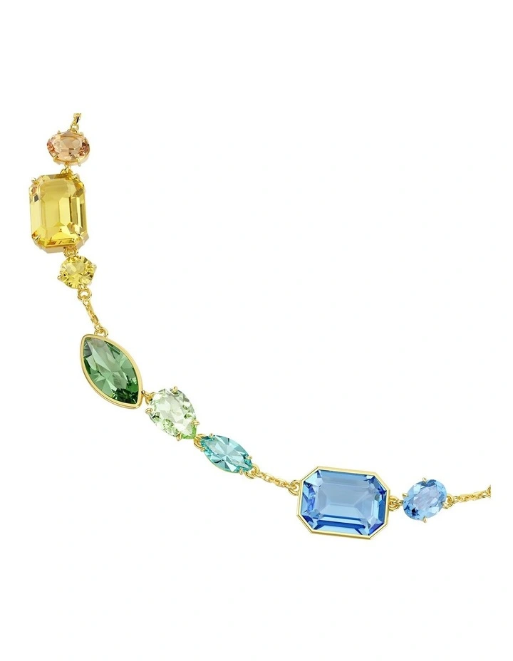 Gema Mixed Cuts Gold-Tone Plated Necklace in Multicolored image 4