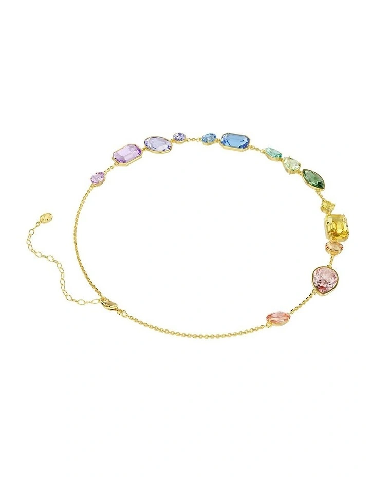 Gema Mixed Cuts Gold-Tone Plated Necklace in Multicolored image 5