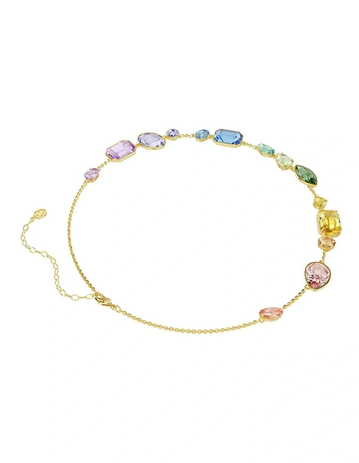 Gema Mixed Cuts Gold-Tone Plated Necklace in Multicolored image 5