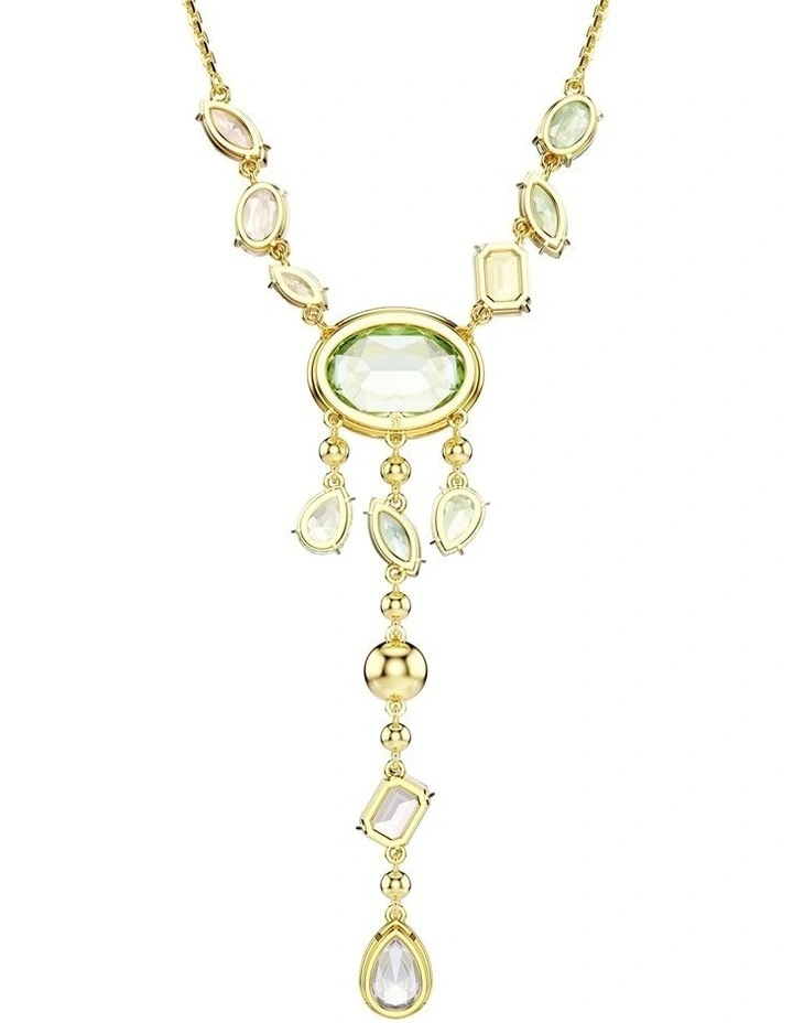 Gema Mixed Cuts Gold-Tone Plated Y Necklace in Multicolored image 5