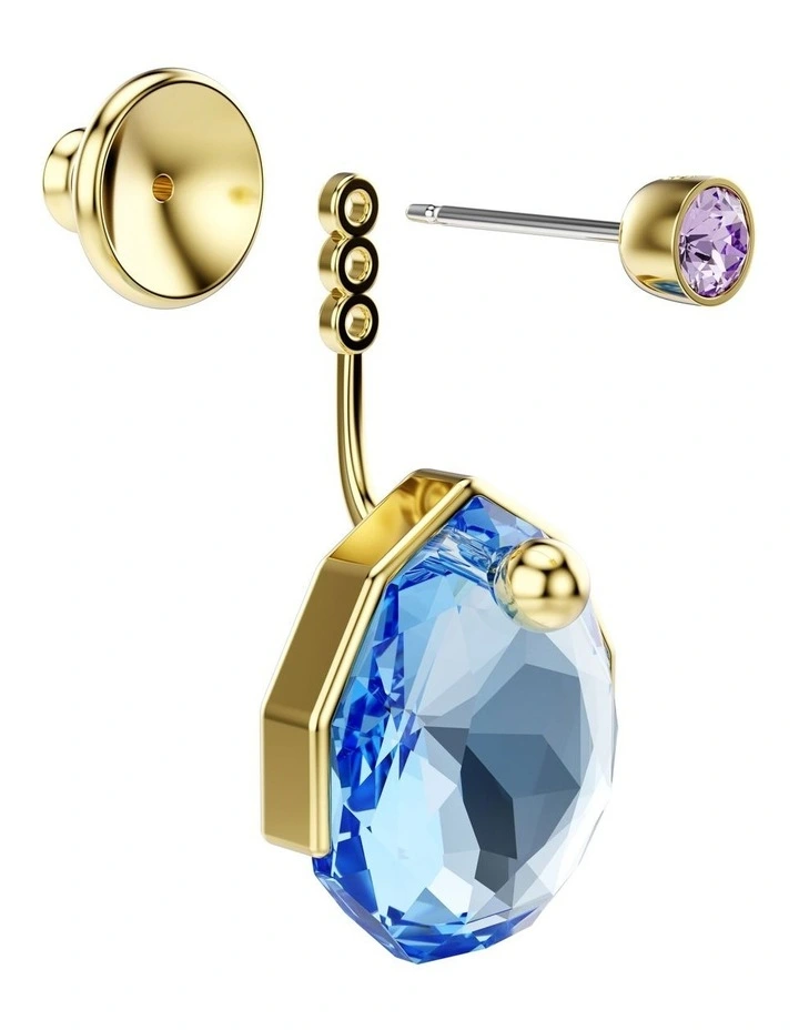 Jackets Gold-Tone Plated Gema Earring in Blue image 3