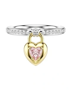 Metal Finish Idyllia Motif Ring in Multicolored