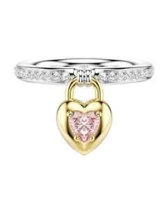 Metal Finish Idyllia Motif Ring in Multicolored