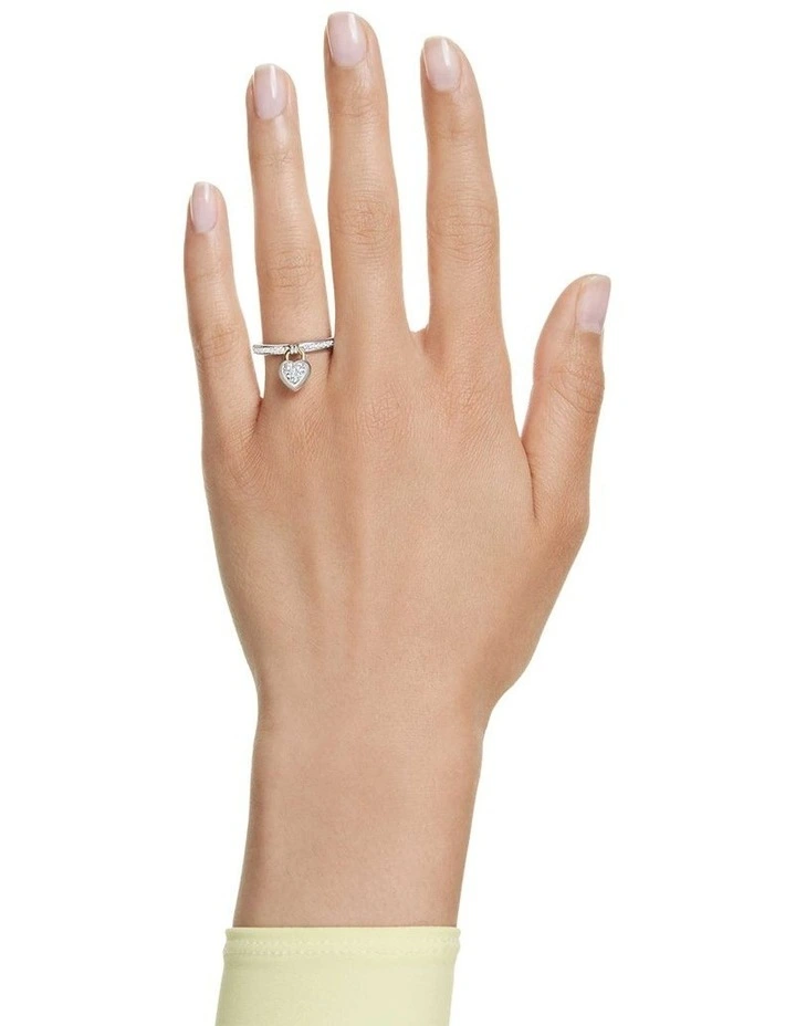 Metal Finish Idyllia Motif Ring in Multicolored image 6