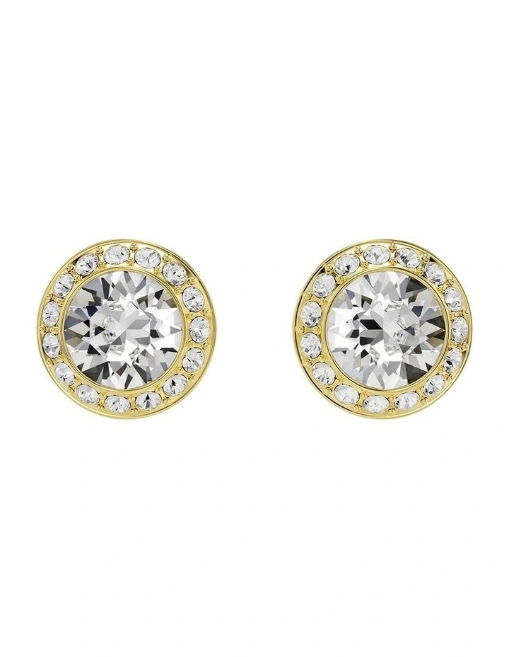 Round Cut Gold-Tone Plated Una Angelic 3 Set in White image 6