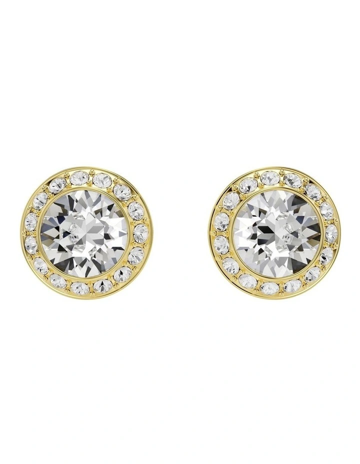 Round Cut Gold-Tone Plated Una Angelic 3 Set in White image 6