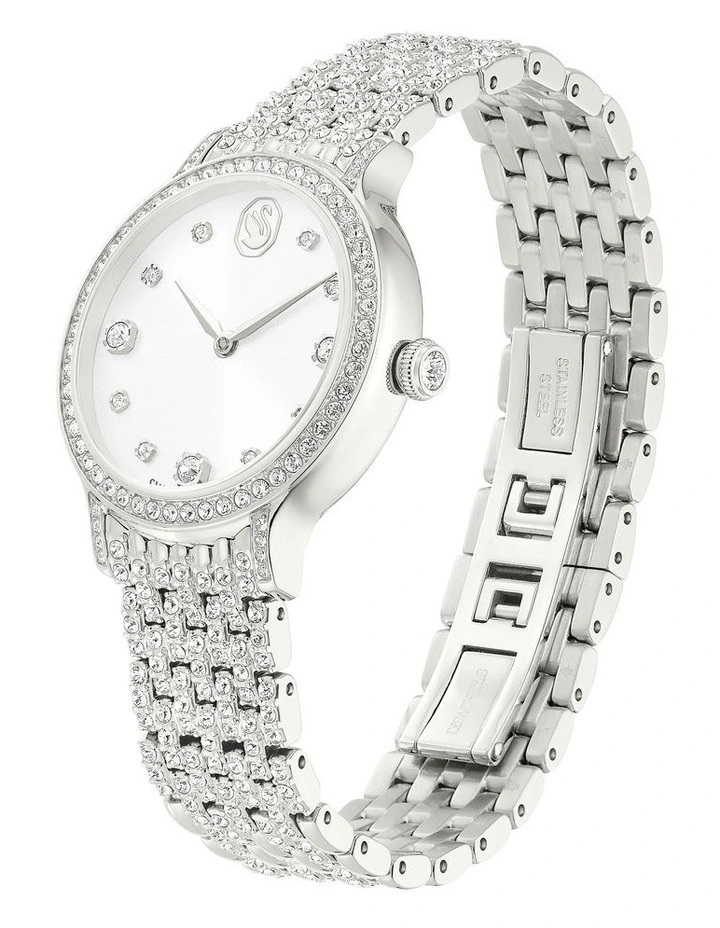 Stainless Steel Imber Watch Swiss Made Metal Bracelet in Silver image 2