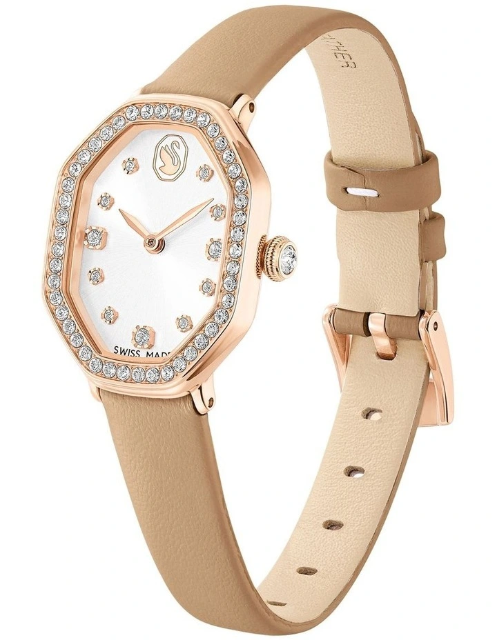 Dextera Octagon Watch in Brown image 2